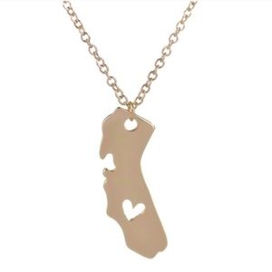 LAST ONE California Love Dainty Pendent Necklace